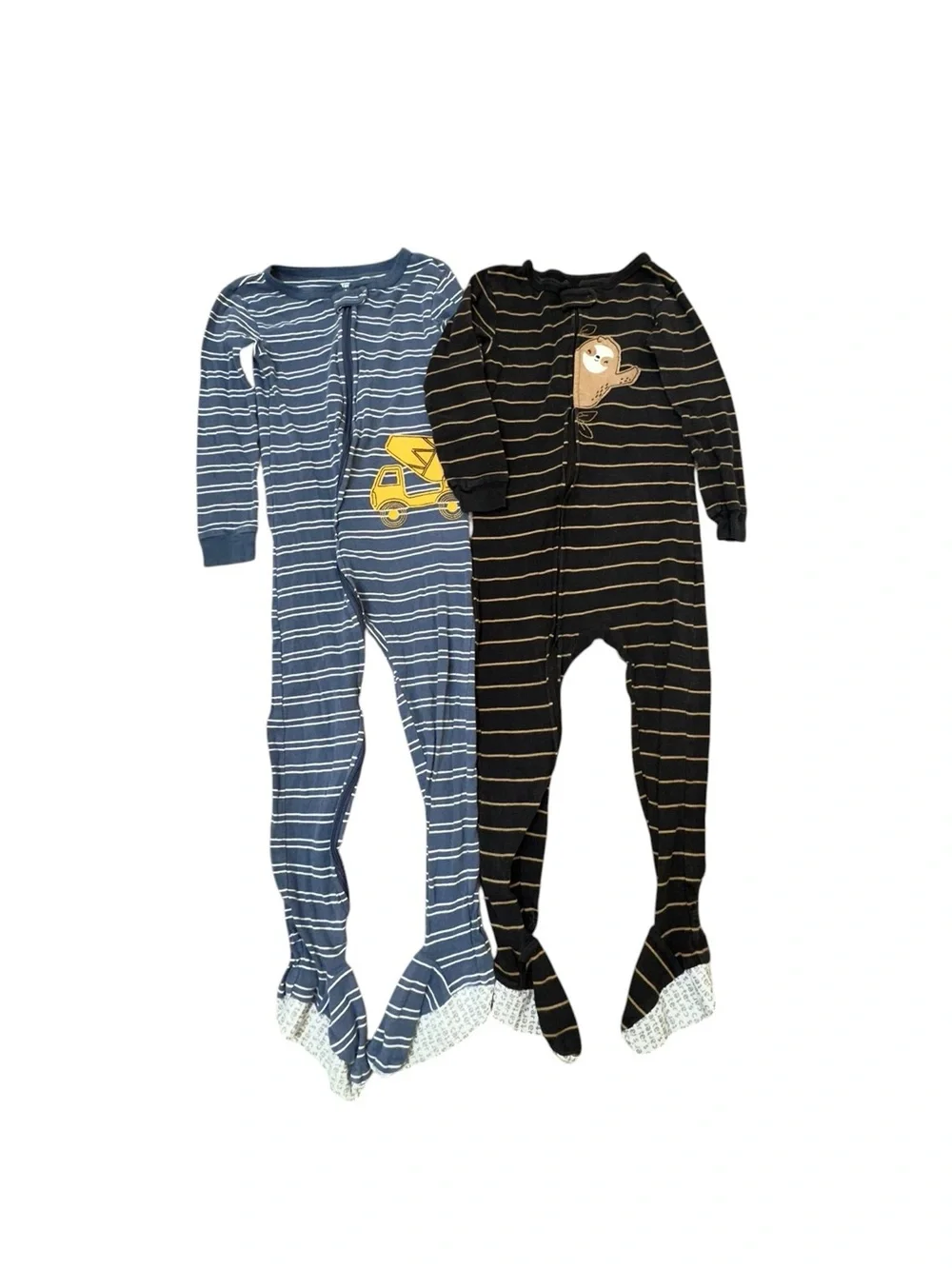 Carters toddler boy footie pajamas lot. Size 4t.